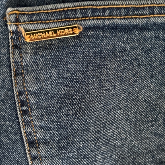 Michael Kors Classic Denim Flare Jeans for Women - Picture 4 of 5
